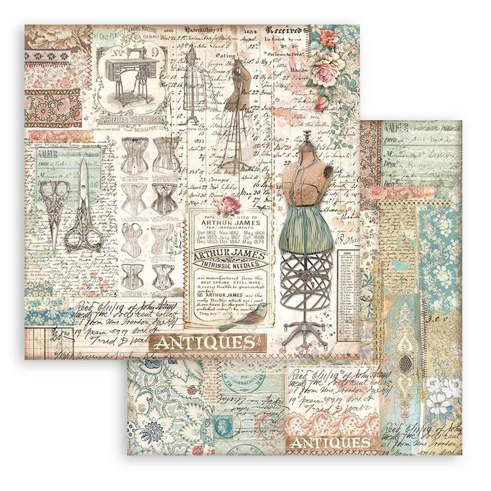 Stamperia - Double-Sided Paper Pad 12"X12" - 10/Pkg - Brocante Antiques. Start your project off right with the perfect paper for scrapbook pages, greeting cards, bookmarks, gift cards, mixed media and much more! Available at Embellish Away located in Bowmanville Ontario Canada.