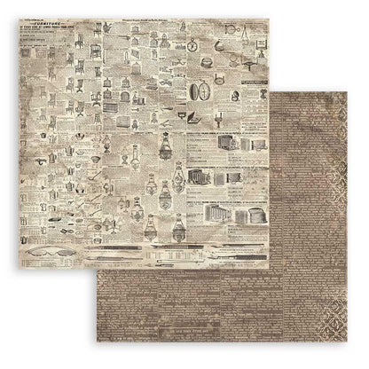 Stamperia - Maxi Backgrounds Double-Sided Paper Pad 12"X12" - 10/Pkg - Brocante Antiques. The perfect addition to your cards, scrapbooks and other paper crafts! This package contains 10 12x12 inch sheets of double-sided paper. Acid free. Available at Embellish Away located in Bowmanville Ontario Canada.