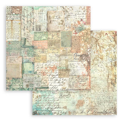 Stamperia - Maxi Backgrounds Double-Sided Paper Pad 12"X12" - 10/Pkg - Brocante Antiques. The perfect addition to your cards, scrapbooks and other paper crafts! This package contains 10 12x12 inch sheets of double-sided paper. Acid free. Available at Embellish Away located in Bowmanville Ontario Canada.