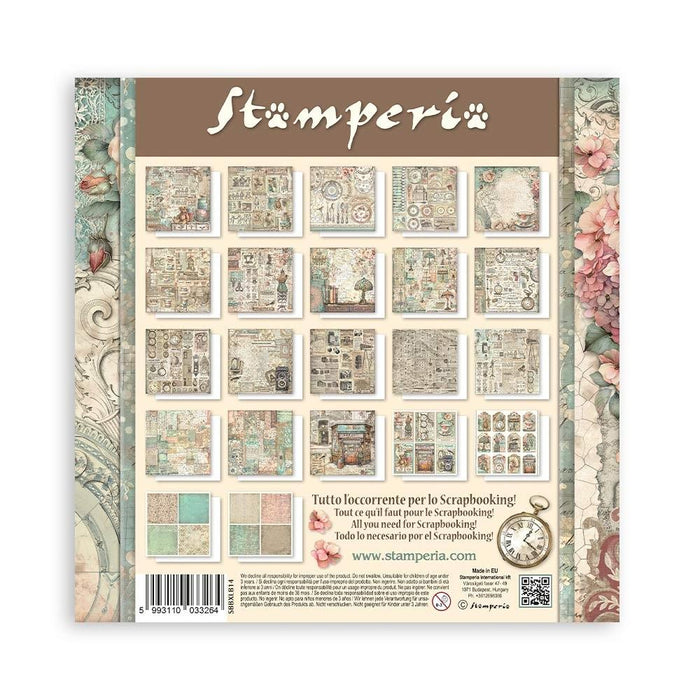 Stamperia - Single-Sided Paper Pad 12"X12" - 22/Pkg - Brocante Antiques. Start your project off right with the perfect paper for scrapbook pages, greeting cards, bookmarks, gift cards, mixed media and much more! Available at Embellish Away located in Bowmanville Ontario Canada.