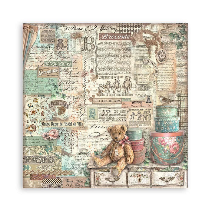 Stamperia - Single-Sided Paper Pad 12"X12" - 22/Pkg - Brocante Antiques. Start your project off right with the perfect paper for scrapbook pages, greeting cards, bookmarks, gift cards, mixed media and much more! Available at Embellish Away located in Bowmanville Ontario Canada.