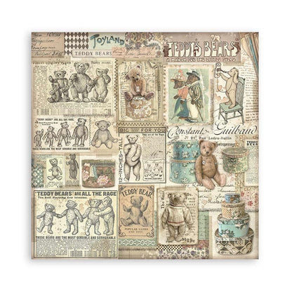 Stamperia - Single-Sided Paper Pad 12"X12" - 22/Pkg - Brocante Antiques. Start your project off right with the perfect paper for scrapbook pages, greeting cards, bookmarks, gift cards, mixed media and much more! Available at Embellish Away located in Bowmanville Ontario Canada.