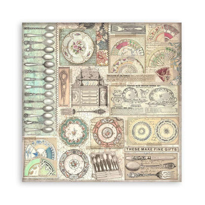 Stamperia - Single-Sided Paper Pad 12"X12" - 22/Pkg - Brocante Antiques. Start your project off right with the perfect paper for scrapbook pages, greeting cards, bookmarks, gift cards, mixed media and much more! Available at Embellish Away located in Bowmanville Ontario Canada.