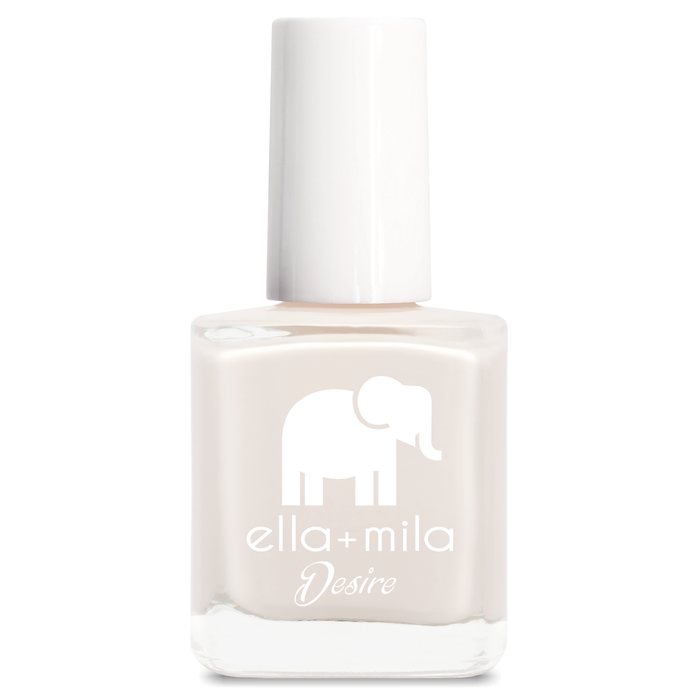 Stonehearted neutral creamy grey nail polish bottle – ella+mila Desire