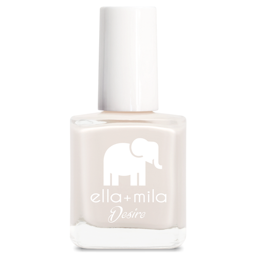 Stonehearted neutral creamy grey nail polish bottle – ella+mila Desire