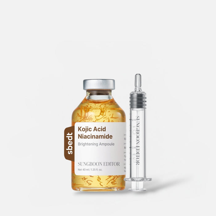 Sungboon Editor Kojic Acid Niacinamide Brightening Ampoule 40ml أمبولة تفتيح البشرة بحمض الكوجيك ونياسيناميد من سونج بون - Princess Cosmetics Qatar