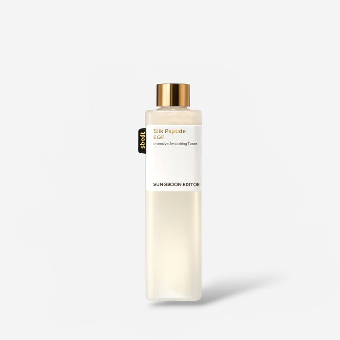 Sungboon Editor Silk Peptide EGF Intensive Smoothing Toner 300ml تونر سونغبون إديتور سيلك ببتيد إي جي إف المكثف لتنعيم البشرة - Princess Cosmetics Qatar