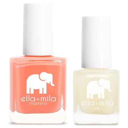 Mommy & Me set: Sunkissed and Dipped in Gold nail polish bottles – ella+mila