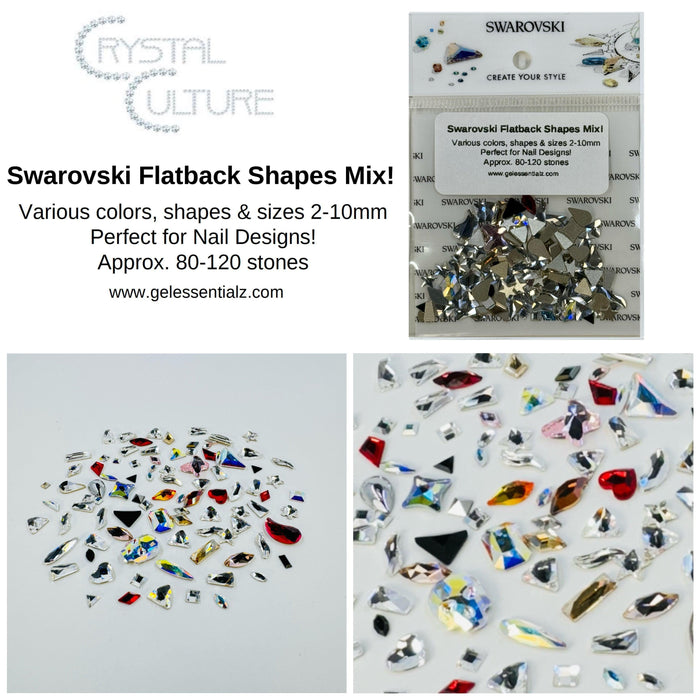 Swarovski Assorted Flatback Shapes Mix! 5