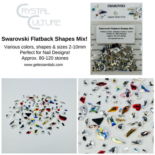 Swarovski Assorted Flatback Shapes Mix! 5