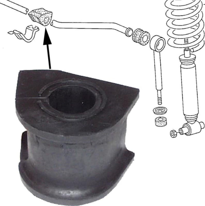 Sway Bar Bushing for 85-91 Vanagon with 21mm sway bar.