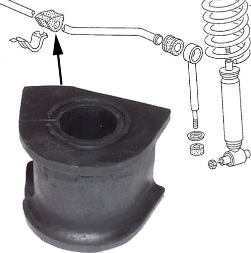 Sway Bar Bushing for 85-91 Vanagon with 21mm sway bar.