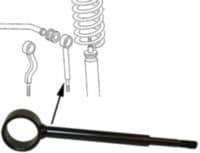 Sway Bar Drop Link for 85-91 Vanagon (straight for 2wd only)
