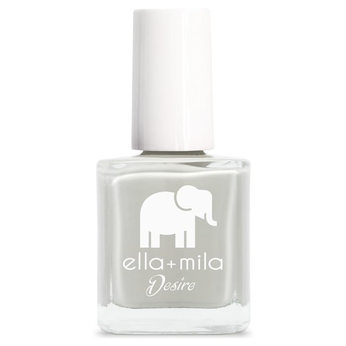 Sway With Me neutral light grey nail polish bottle – ella+mila