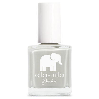 Sway With Me neutral light grey nail polish bottle – ella+mila
