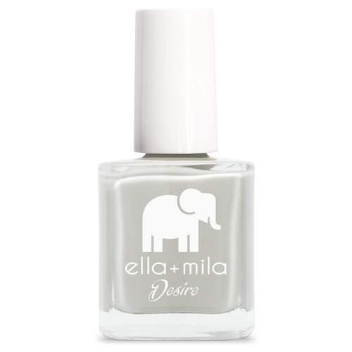 Sway With Me neutral light grey nail polish bottle – ella+mila