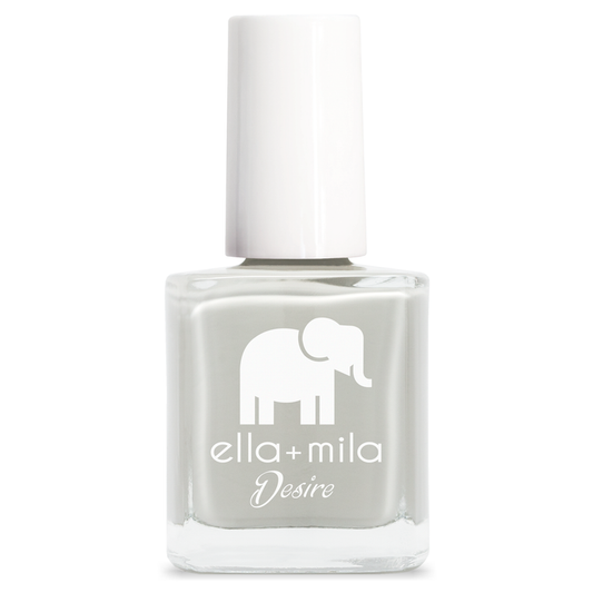 Sway With Me neutral light grey nail polish bottle – ella+mila
