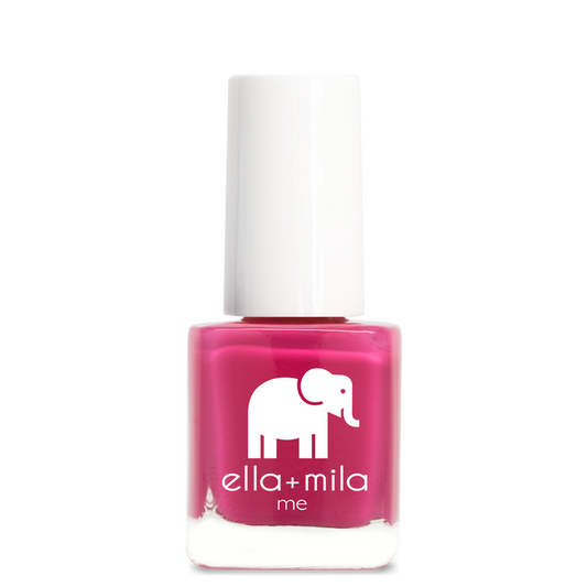 Sweet Tart summer hot pink nail polish bottle – ella+mila
