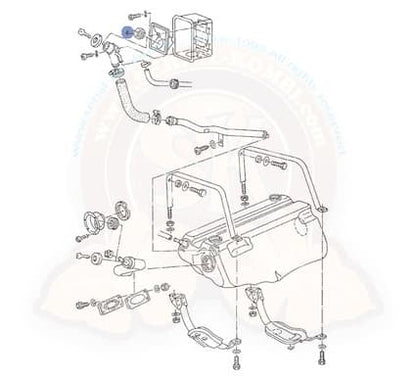 Syncro Vanagon Fuel Filler Bezel Rubber Seal