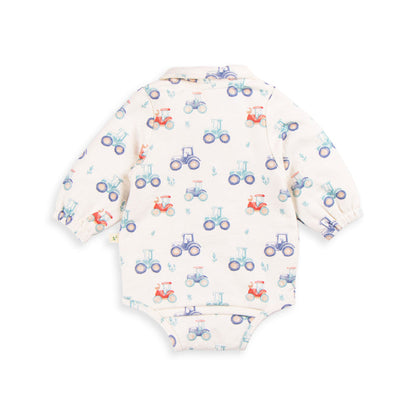 Tiny Twig Polo Bodysuit - Harvest Time