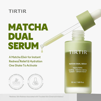 Tirtir Matcha Dual Serum 50ml سيروم تيرتير ماتشا المزدوج - Princess Cosmetics Qatar