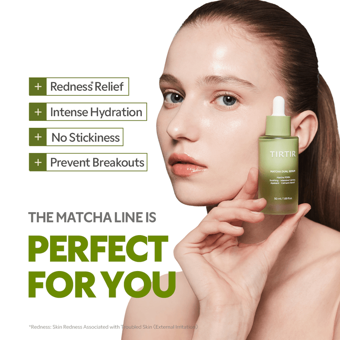 Tirtir Matcha Dual Serum 50ml سيروم تيرتير ماتشا المزدوج - Princess Cosmetics Qatar