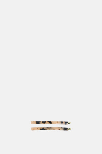 Tortoise Hair Pin x2