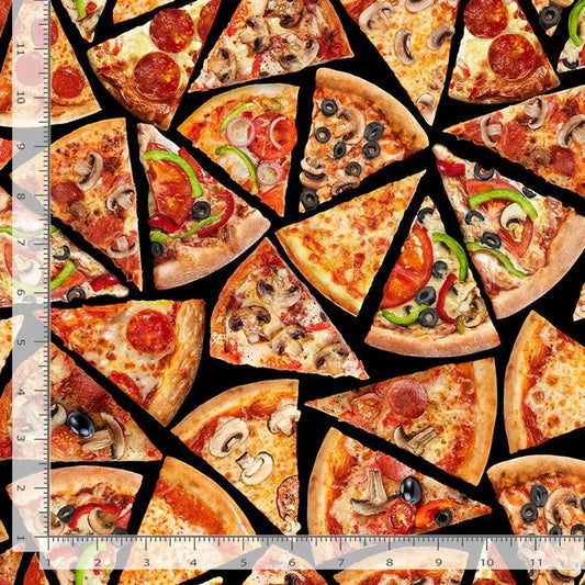 Tossed Pizza - Fat Quarter