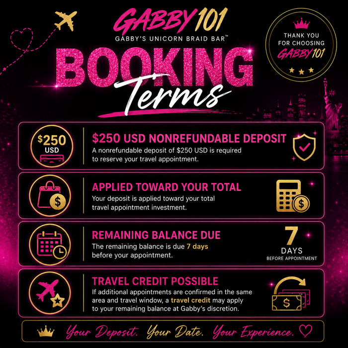 Travel Appointment Deposit