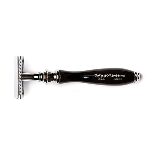 Taylor of Old Bond Street Victorian Safety Razor with Black Handle