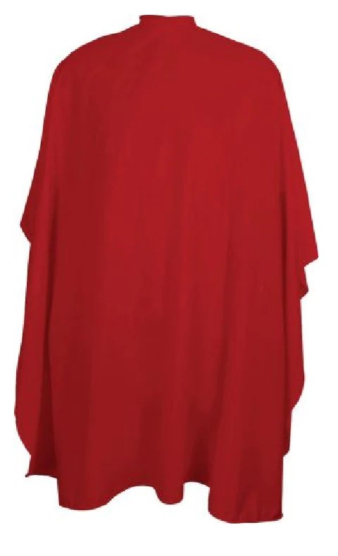 Vincent Classic Cutting Cape 55"W x63"L Red  # VT2416 - Palms Fashion Inc.