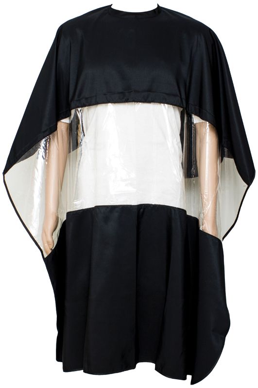 Vincent Cutting Cape Window Black 51"W x 60"L # VT2451 - Palms Fashion Inc.