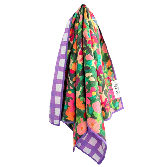 Violet Reversible Hand Towel | Multi
