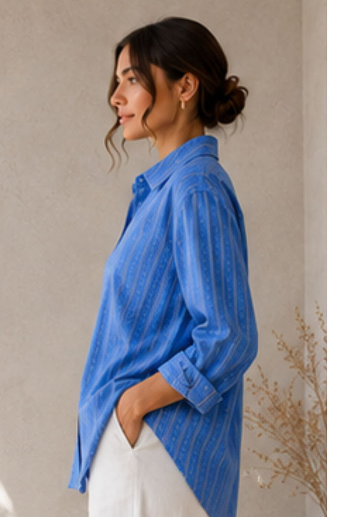 Viscose rhinestone shirts