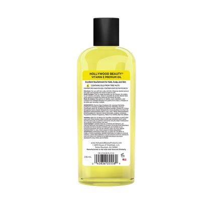 Vitamin E Premium Oil for Hair, Scalp, Skin, and Nails - 8 fl oz