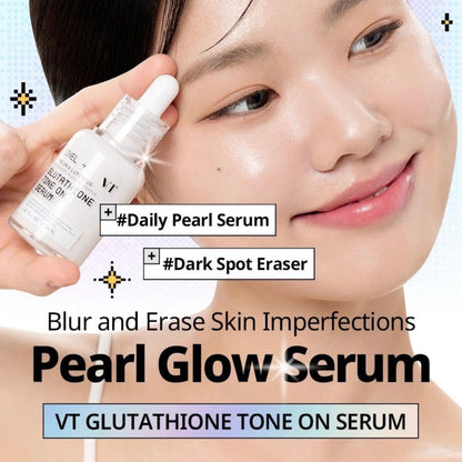 VT Cosmetics Glutathione Tone On Serum 30ml سيروم تفتيح البشرة بالجلوتاثيون من في تي كوزمتكس - Princess Cosmetics Qatar