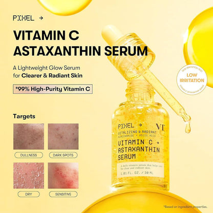 VT Cosmetics Vitamin C Astaxanthin Serum 30ml سيروم فيتامين سي أستازانتين من في تي كوزمتكس - Princess Cosmetics Qatar