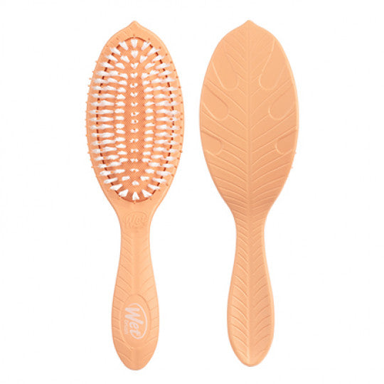 Wet Brush Go Green Oil Infused Shine Brush - COCONUT OIL (Orange)