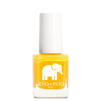 Wheels on the Bus warm sunshine yellow nail polish bottle – ella+mila