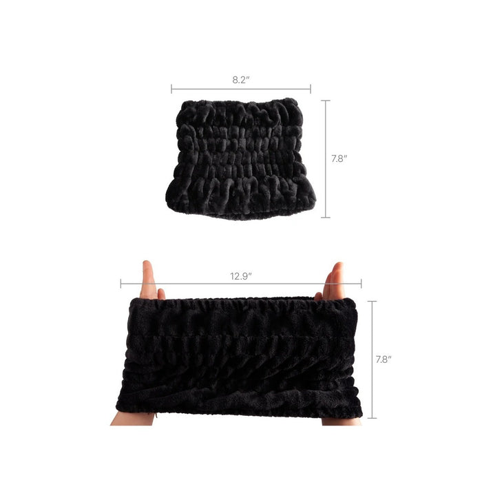 Wide Spa Head Band [Black] #Hq901