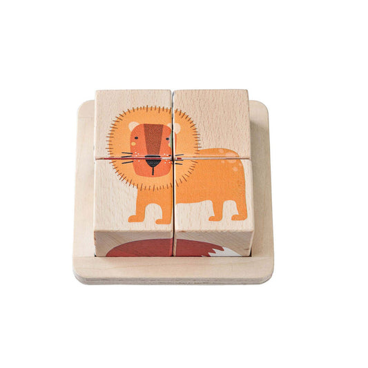 Wooden Block Puzzle - Jungle Animal