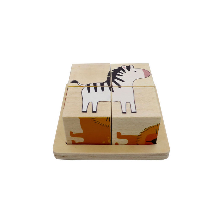 Wooden Block Puzzle - Jungle Animal