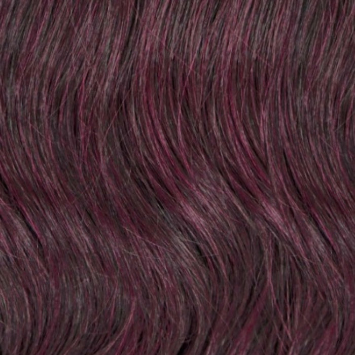 OUTRE pre-stretched braiding hair 42 inch wavy burgundy brown braid for long protective styles