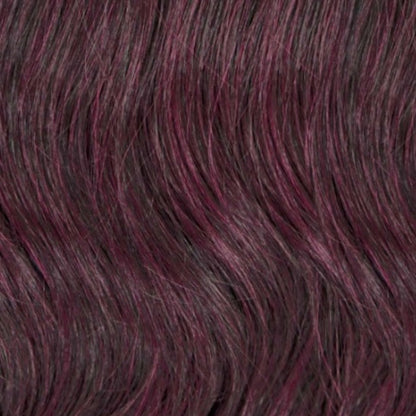 OUTRE pre-stretched braiding hair 42 inch wavy burgundy brown braid for long protective styles