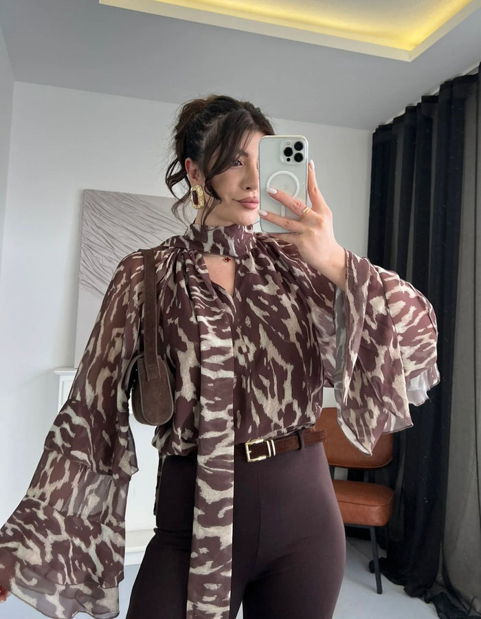 Zebra Print Top