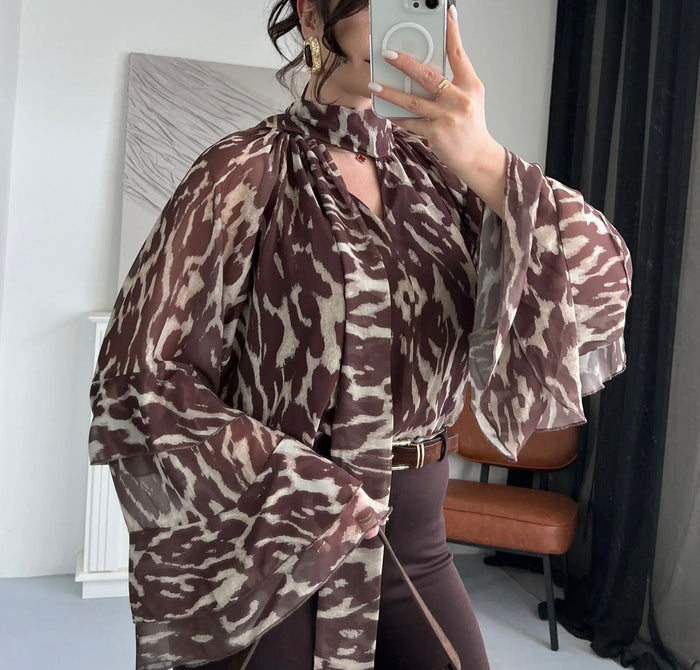 Zebra Print Top