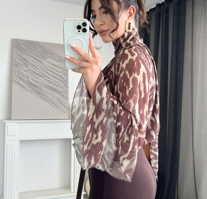 Zebra Print Top