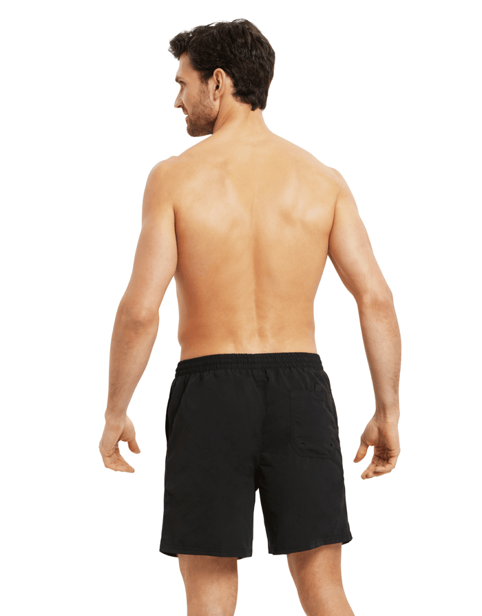 Zoggs Penrith 17’’ black athletic shorts with mesh lining