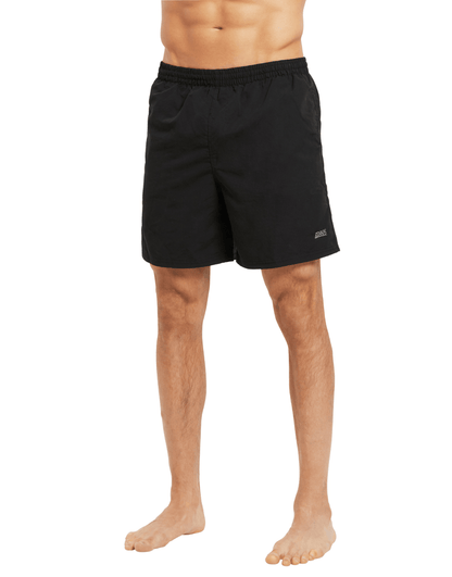 Zoggs Penrith 17’’ black athletic shorts with mesh lining